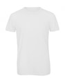 Heren T-shirt Triblend B&C TM055 White